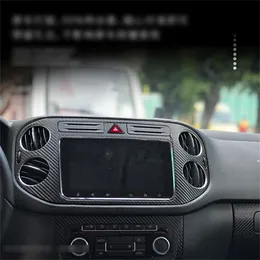 Pour volkswagen Tiguan L 2010-2022 autocollants de voiture auto-adhésifs en Fiber de carbone vinyle autocollants et décalcomanies de voiture accessoires de style de voiture