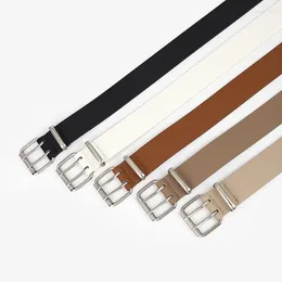 Belts Fashion Alloy Women Chain Luxury For Leather Style Pin Buckle Jeans Decorative Ladies Retro Punk