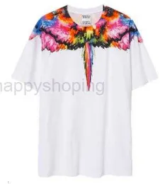 Mb Trendy Brand New Wings Manches Courtes Marcelo Classique Plume Hommes et Femmes Imprimé T-shirt07fk 1SN1D