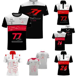 2023 Formel 1 Team T-Shirt F1 Fahrer T-Shirt Kurzarm Racing Fans Sommermode T-Shirt Poloshirts Plus Size Sport Jersey