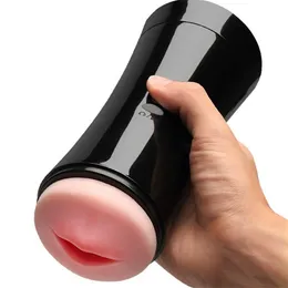 Fanle Elektrikli uçak kupası çift noktalı akıllı erkek eğitmen titreşim etkileşimi yetişkin seks oyuncakları Fabrika toptan satışında% 65 İndirim