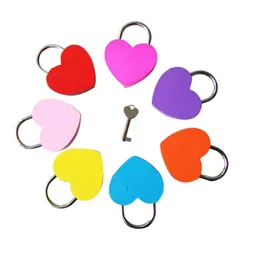 Door Locks Heart Shaped Concentric Lock Metal Mitcolor Key Padlock Gym Toolkit Package Building Supplies Rre10880 Drop Delivery Home Dhq5R