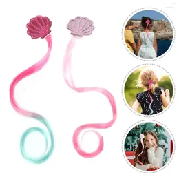 Bandanas 5 пары для волос Clip Clord Shell Kids Accessories Accessories Extension Clips