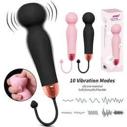 Nacht-Sakura-Flapping-AV-Stick, wunderbare Massage, Zehn-Frequenz-Vibration, weibliche Geräteprodukte, 75 % Rabatt auf Online-Verkäufe