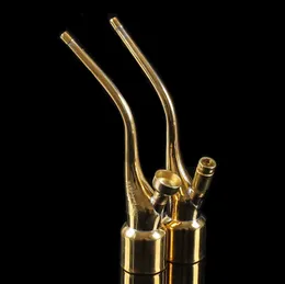 Smoking Pipes Vintage, old-fashioned, portable smoking bag, pot, pure brass hookah filter