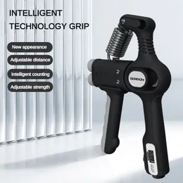 Hand Grips 10-60kg Hand Grip Automatic Counting Grip Strength Spring Strength And Wide Distance Dual Adjustment Gripper Finger Exercise 230621