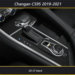 Changan CS95 2019-2021のためのセルフ接着車ステッカーカーボンファイバービイバーカーステッカーとデカールカースタイリングアクセサリ