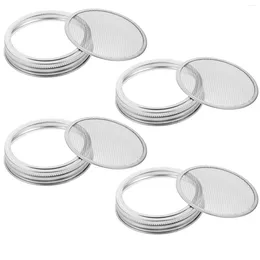 Dinnerware Sets Mason Jar Sprout Lids Holes Sprouts Maker Sprouting Screen Replacement Bean Mesh Drain