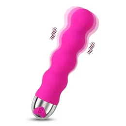 Adult rechargeable threaded diamond vibrator for women's massage AV 75% Off Online sales