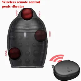 Black Samurai Series Åttonde generationen Wireless Remote Control Male Stimulation Trainer 10 Frekvensomvandling Aircraft Cup 75% rabatt på onlineförsäljning