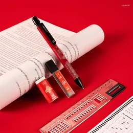 Conjunto de Lápis Automático Tipo de Imprensa Móveis Mecânico Inquebrável Escritório Exame de Estudante Artigos de papelaria