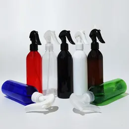 Bottiglie di stoccaggio 20pc 250ml Pompa a spruzzo di plastica vuota Contenitori per liquidi cosmetici Bottiglia in PET nera con spruzzatore a grilletto Pulizia della casa