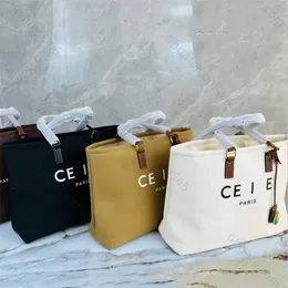 CABAS with lock Tote Bag Leather Handbags Designer Women Men canvas Shoulders bag Luxury Classic three-colour Beach Bags High Capacity Shopping Bags
