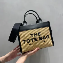 Borsa marcie jocobs ad alta capacità Borse designer duffle all'uncinetto Borsa di paglia Shopping Spalla da uomo a tracolla Portafogli Rafias totes clutch Borse da donna cesto cosmetico