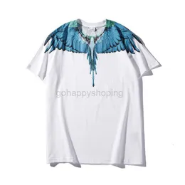 MB Trenda Marcelo Classic Black and White Yin Yang Water Drop Wings Fiather Firee Męskie T-shirtab75 34 34