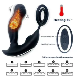 Prostate massager for adults anal plug male sex toy wireless remote control locking ring prostate 75% Off Online sales