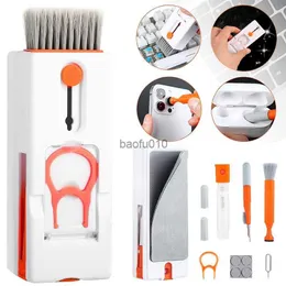 11 I 1 Cleaning Kit Computer Keyboard Cleaner Brush Earphones Multifunktionell rengöringspenna för MacBook AirPods iPhone Tools L230619