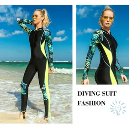 Wetsuits Drysuits Wetsuits Women Long Sleeve Full Body Scuba Diving Suits Lady Swimwear Outdoor Diving Wetsuit Quick Dry Dive Surf Spearfishing 230621