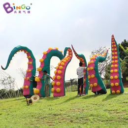 Fabrika doğrudan şişme geri dönüşümlü ahtapot tentacles oyuncakları parti etkinliği dekorasyonu için spor havası