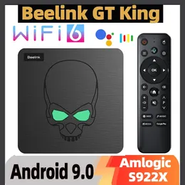 Beelink GT-King Smart Android TV Box Android 9.0 Amlogic S922X 4GB 64GB 2,4G Sprachsteuerung 5,8G WiFi 6 1000M LAN