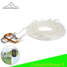 Bath Hangers Multifunctional Nylon Clothesline Portable Travel Free Punch Outdoor Hanging Clothes Windproof And AntiSkid Rope 230625