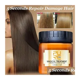 Szampon odżywki Purc Magical Fair Mask 120 ml 5 Second naprawy Uszkodzenie Przywróć Miękkie niezbędne dla wszystkich rodzajów włosów Kerati Dhinv
