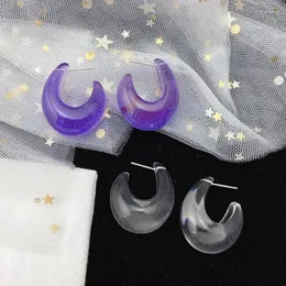 Stud Earrings Oorbellen Brincos Para As Mulheres Needle Resin Are Fashionable Simple And Versatile. Summer Female Ce-331