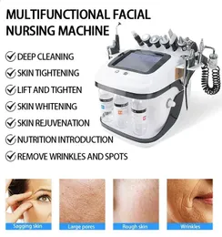 新しいハイドロピール10 in 1 1マルチ機能的なハイドロダーマブレーションHydra Facial Hydrafacial Auqa Skin Rejuvenation Beauty Device