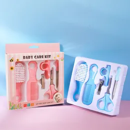 6pcs/Set Baby Health Care Paznokcie Włosy Włosy Pętk Pęknięcia Zestaw Wielofunkcyjny Baby Paznokcie nożyczki nożyczki nożyczki Clippers Zestaw higieny