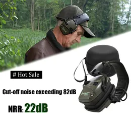 Taktisk hörlur Taktisk öronbrusreducering påverkar hörselskydd öronmuffel elektronisk jakt skytte öronmuff vikbar headset 230621