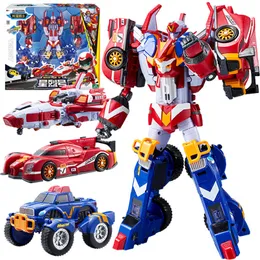 Transformation toys Robots 3 IN 1 Galaxy Detectives Tobot Transformation Robot to Car Toy Korea Cartoon Brothers Anime Tobot Deformation Car Airplane Toys 230621