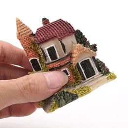 Decorazioni da giardino 1Pc 4Style Mini Small Cottages Casa Fata Miniature Ornamento fai da te Decorazione Artigianato Micro Paesaggio 230625