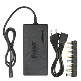 Universal Laptop Charger Notebook Adapter Officers Officer 96W الجهد القابل للتعديل 12-24V لـ HP Dell IBM Lenovo ThinkPad EU/US/UK/AU