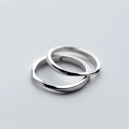 Cluster Rings MloveAcc Real 925 Silver Women Men Sterling Couple For Lovers Wedding Band Feminino Jewelry