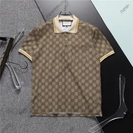 Designer Mens Plus Tees luxury T shirt summer body Letter print short sleeve cotton t shirts Casual cotton lapel apricot Tshirts XXXL 3XL