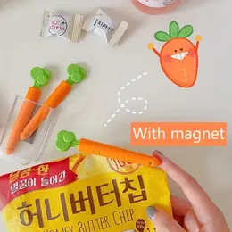 1pc/5pcs/set carrot sealing clip 음식 가방 클립 주방 제로 제로 푸드 푸드 씰링 씰링 클립 보관함, 휴대용 자기 흡입 상자