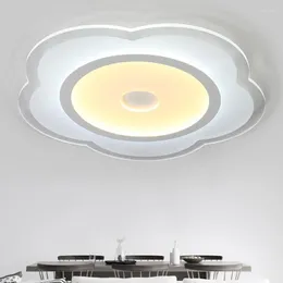 Plafoniere Modern Celling Light Soggiorno Nordic Decor Lampada Foglie Led Cucina in tessuto