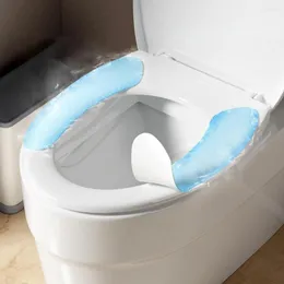 Toilettensitzbezüge, Eisseidenmatten, waschbar, Gesundheit, klebrige Mattenabdeckung, Sommer-Cool-Touch, Haushalt, wiederverwendbar, weich, schnell trocknend