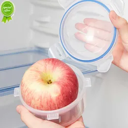 New Reusable Food Saver Box Tomato Garlic Onion Lemon Keeper Refrigerator Clear Box Vegetable Fruit Holder For Food Fresh Keeping