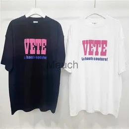Męskie t-shirty Vetements i wciąż bez randki Modne T Shirt Mężczyźni 11 Światowe Vetements Women Bawełniane koszulki VTM Vintage krótkie rękaw J230625
