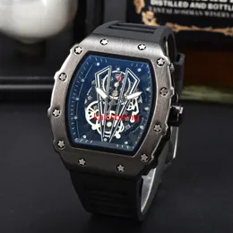 2023 Reloj Hombre Top R Luxury brand wristwatch Fashion 3 pin quartz watch Personality wine barrel-shaped men's watch