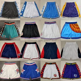 Pantaloncini da basket classici in rete retrò Film Pantaloni da spiaggia bianchi traspiranti per allenamento in palestra 1995 1996 Pantaloni sportivi All-Star Pantaloni sportivi corti North Carolina College Blue