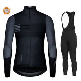 Radfahren Kleidung Sets Neue Team 2022 Winter Heiße Wolle Radfahren Anzug Männer Radfahren Anzug Outdoor-sportbekleidung MTB Bike Uniform Radfahren kit Triathlon SpanienHKD230625