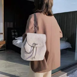 Mochilas escolares femininas para estilo bolsa de estudante de couro para faculdade design simples casual pacotes de viagem diários Mochila Sac A Dos