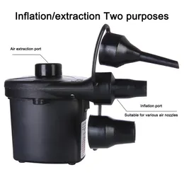 Other Housekeeping Organization 2 In 1 Inflatable Pump QuickFill Inflator Air with Nozzles Household Lightweight Multipurpose for Mattress Swimming Pool 230625