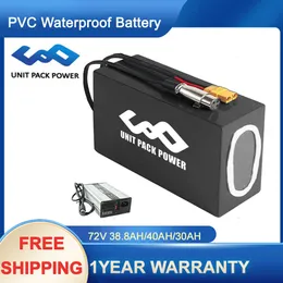 48V 60V 72V 52v 40ah 35ah 30ah 25ah 24ah ebike battery 21700 5000mAh Waterproof Battery Pack for Electric bike Electric Scooter