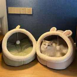 Mats Cat 's Accessories Bed Chats House Litter All Seasons Summer Summer Summienclosed Dog Home Kenel Kennel 따뜻한 품목 동물 애완 동물 Nesk
