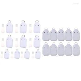 Bottiglie di stoccaggio 10 pezzi disinfettante per le mani vuoto in plastica trasparente con contenitore per spremere la manica