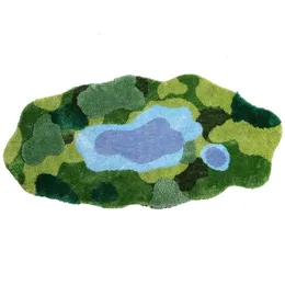 Carpets Nordic 3D Lawn Moss Rugs Carpet For Bedroom Living Room