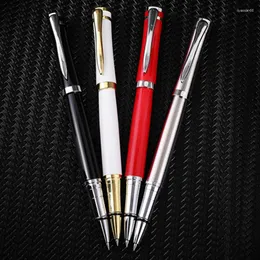 Luksusowy metalowy Pen Business Ballpoint Stylo Pennen Boligrafos Kugelschreiber Canetas Penna Kalem Pens do pisania Caneta 03659